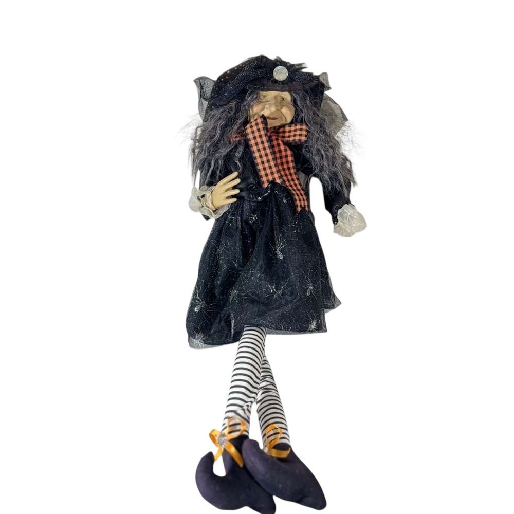 Halloween Witch Decor 24" Tabletop Display  Weighted Shelf Sitter - Read DESC. - Picture 4 of 9